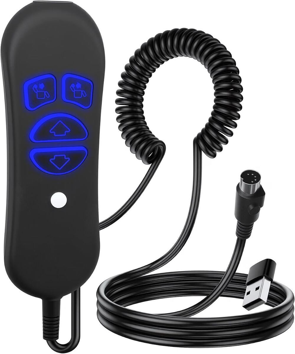 BIBIELF Lift Chair Recliner Remote - Black, 5-Pin Plug